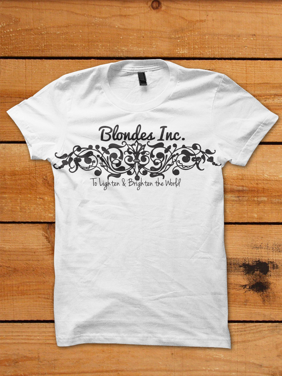 T-shirt Design by Si Han for Blondes Inc. | Design #898002