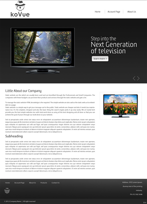 Web Design by pb for this project | Design: #898226