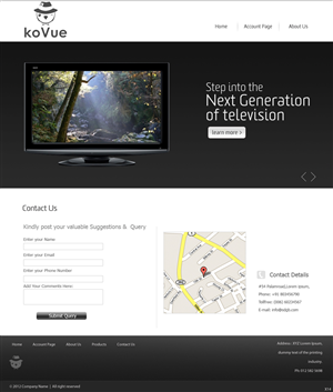 Web Design by pb for this project | Design: #898228
