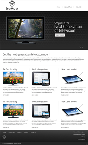 Web Design by pb for this project | Design: #898234