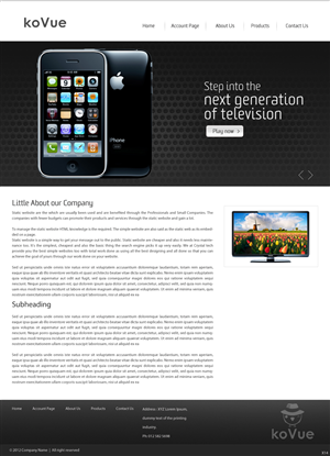 Web Design by pb for this project | Design: #912833