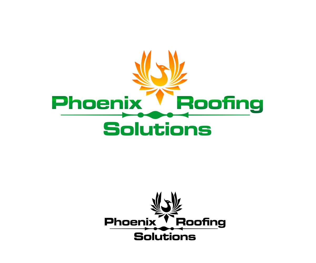 Logo Design by Tt design for Phoenix Roofing Solutions | Design #3586369