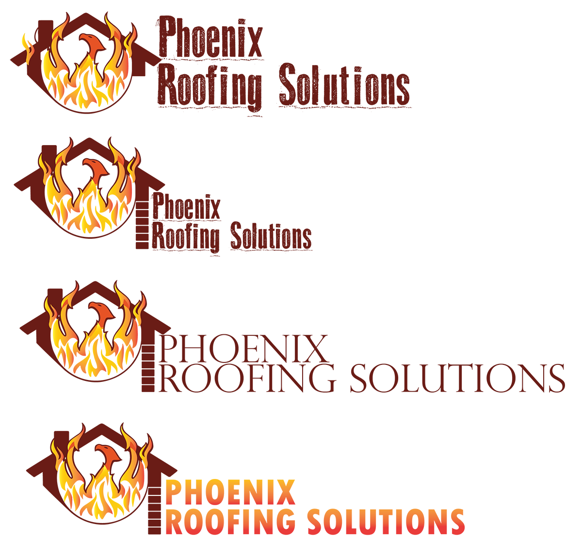 Logo Design by RoobyDesigns for Phoenix Roofing Solutions | Design #3573134