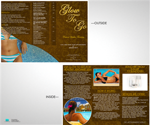 Glow To Go Custom Spray Tanning Studio | Broschüren-Design von Aurelio III