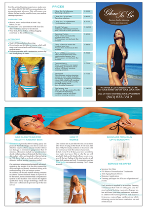 Brochure Design by Maden for Glow To Go | Design: #3576836