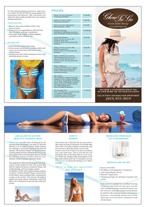 Brochure Design by Maden for Glow To Go | Design: #3582250