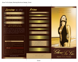 Brochure Design by chuisaccs1217 for Glow To Go | Design: #3604072