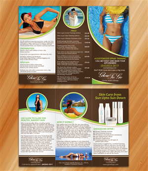 Brochure Design by Sarmishtha Chattopadhyay_loginchange for Glow To Go | Design: #3591567