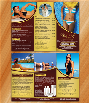 Brochure Design by Sarmishtha Chattopadhyay_loginchange for Glow To Go | Design: #3603790