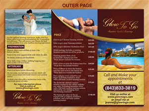 Brochure Design by Sarmishtha Chattopadhyay_loginchange for Glow To Go | Design: #3604483