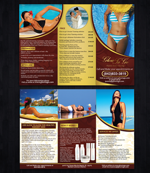 Brochure Design by Sarmishtha Chattopadhyay_loginchange for Glow To Go | Design: #3605284