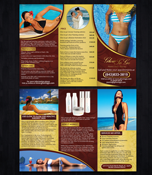 Brochure Design by Sarmishtha Chattopadhyay_loginchange for Glow To Go | Design: #3605406