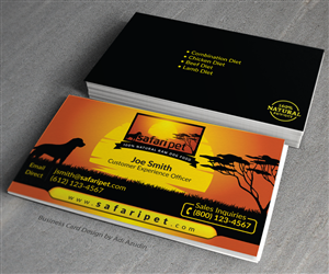 Safari Pet Business Card | Business Card Design by adiazudin