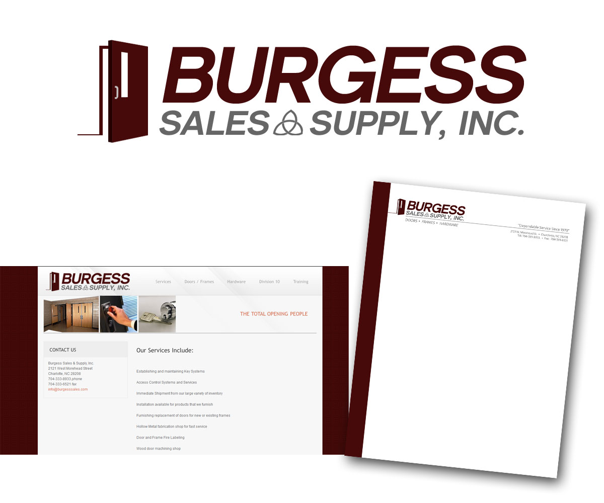 Logo-Design von ZETA für Burgess Sales & Supply, Inc. | Design #3608363