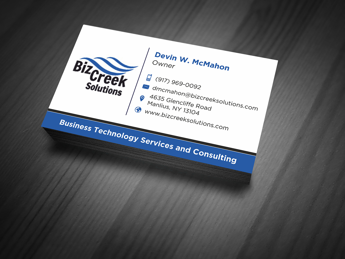 Business Card Design by alkesh thakkar for BizCreek Solutions | Design #3670667