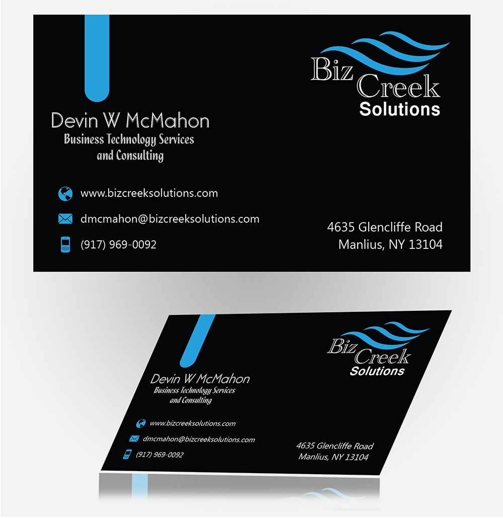 Diseño de Tarjeta de Presentación por  Alpo Stark para BizCreek Solutions | Diseño #3581745