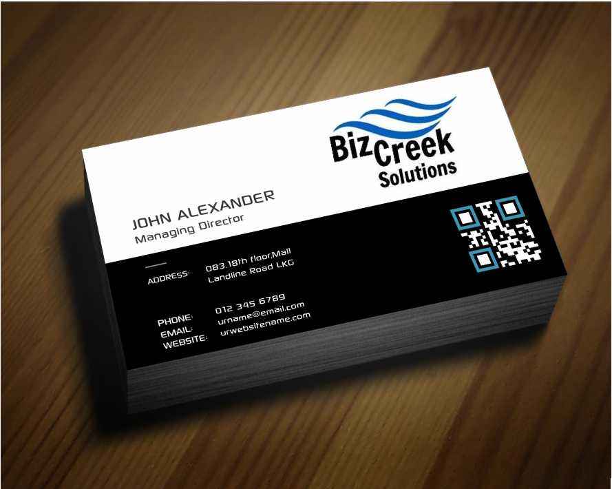 Diseño de Tarjeta de Presentación por AwsomeD para BizCreek Solutions | Diseño #3579742