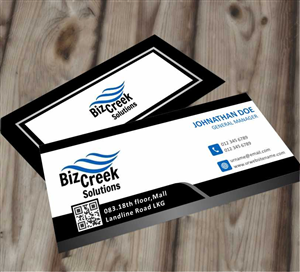 Design de Carte de Visite par AwsomeD pour BizCreek Solutions | Design : #3579743