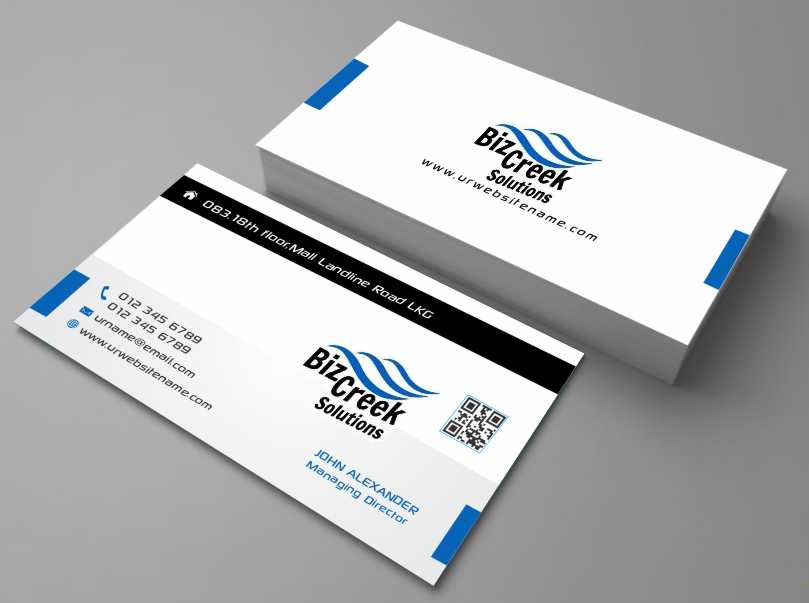 Diseño de Tarjeta de Presentación por AwsomeD para BizCreek Solutions | Diseño #3579746