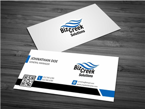 Design de Carte de Visite par AwsomeD pour BizCreek Solutions | Design : #3579750