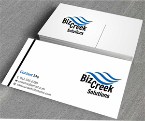 Design de Carte de Visite par AwsomeD pour BizCreek Solutions | Design : #3579763