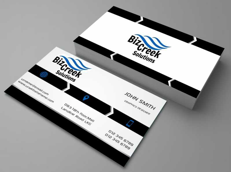 Design de Carte de Visite par AwsomeD pour BizCreek Solutions | Design #3579767