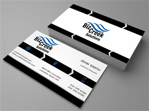 Design de Carte de Visite par AwsomeD pour BizCreek Solutions | Design : #3579767