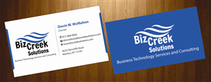 Design de Carte de Visite par HarmiDesigning pour BizCreek Solutions | Design : #3582760