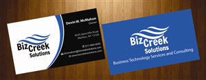 Design de Carte de Visite par HarmiDesigning pour BizCreek Solutions | Design : #3582813