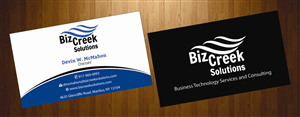 Business Card Design by harmi_199 for BizCreek Solutions | Design: #3582836