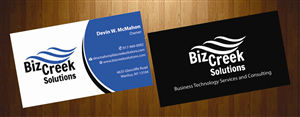 Business Card Design by harmi_199 for BizCreek Solutions | Design: #3582842