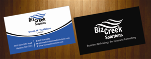 Business Card Design by harmi_199 for BizCreek Solutions | Design: #3582871