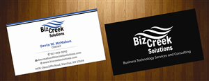 Business Card Design by harmi_199 for BizCreek Solutions | Design: #3582875