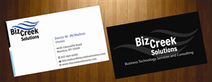 Business Card Design by harmi_199 for BizCreek Solutions | Design: #3582879