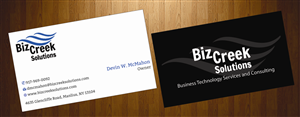 Business Card Design by harmi_199 for BizCreek Solutions | Design: #3582884