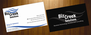 Business Card Design by harmi_199 for BizCreek Solutions | Design: #3582887