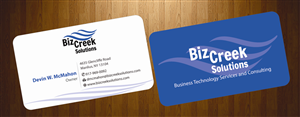 Business Card Design by harmi_199 for BizCreek Solutions | Design: #3582899