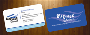 Design de Carte de Visite par harmi_199 pour BizCreek Solutions | Design : #3582903