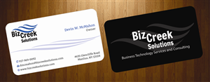 Business Card Design by harmi_199 for BizCreek Solutions | Design: #3582954
