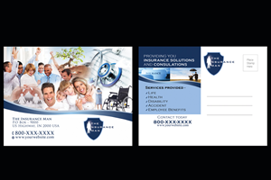 Diseño de Postal por NatPearlDesigns para J. E. Wilkins Insurance Services | Diseño: #3609446