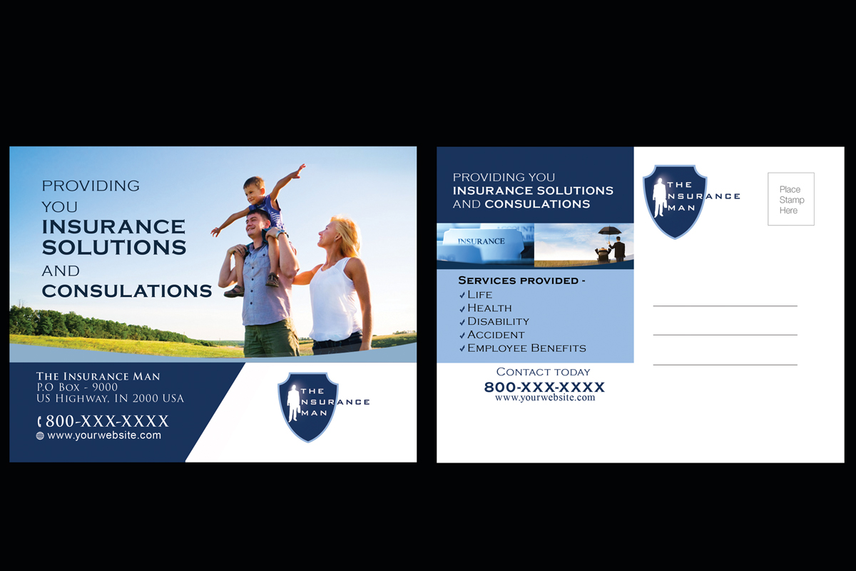 Diseño de Postal por NatPearlDesigns para J. E. Wilkins Insurance Services | Diseño #3612516