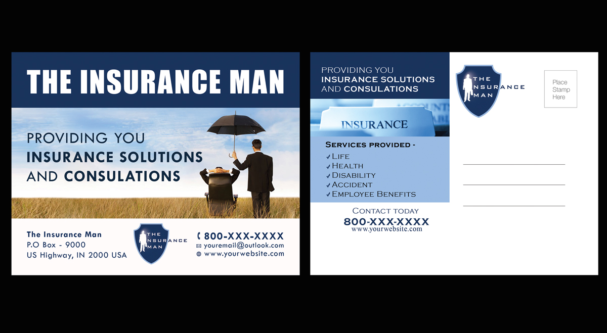 Diseño de Postal por NatPearlDesigns para J. E. Wilkins Insurance Services | Diseño #3612530