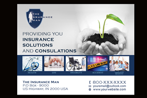 Diseño de Postal por NatPearlDesigns para J. E. Wilkins Insurance Services | Diseño #3613556