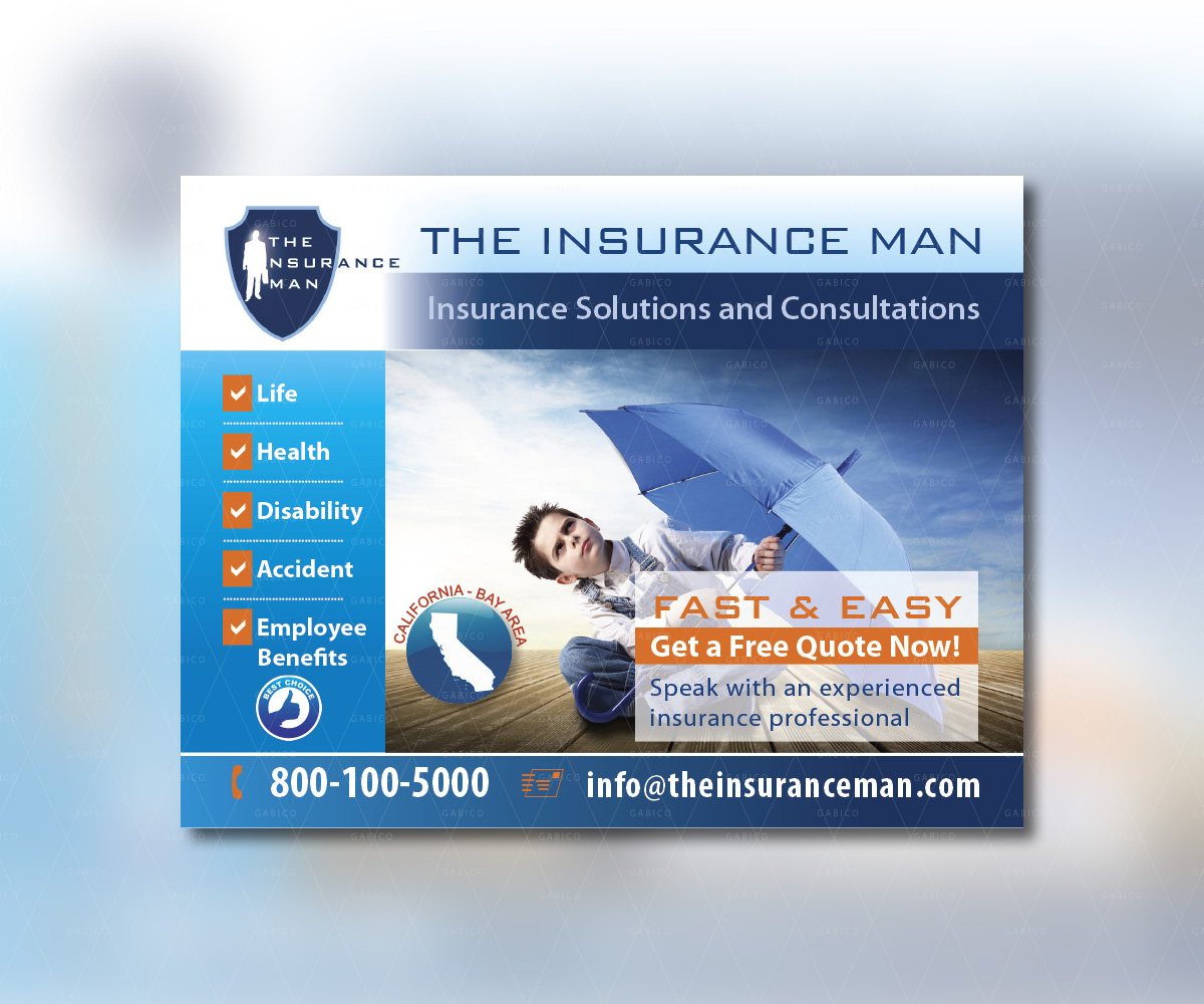 Postcard Design by GABICO for J. E. Wilkins Insurance Services | Design #3615471