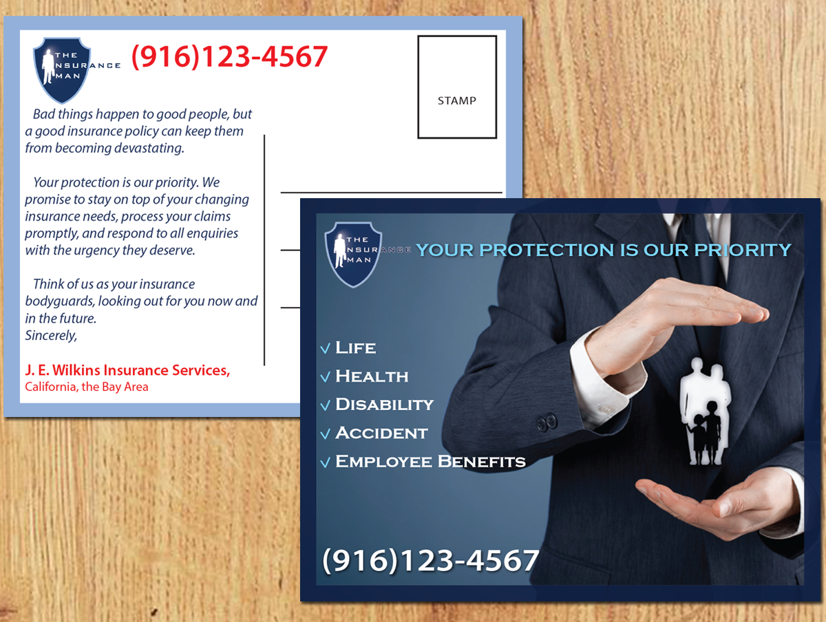 Diseño de Postal por alice para J. E. Wilkins Insurance Services | Diseño #3583975