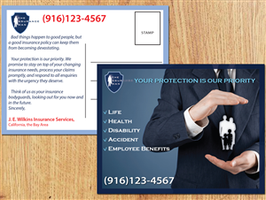 Diseño de Postal por alice para J. E. Wilkins Insurance Services | Diseño: #3583975