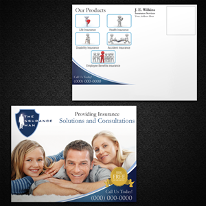 Diseño de Postal por Mon01 para J. E. Wilkins Insurance Services | Diseño: #3579079