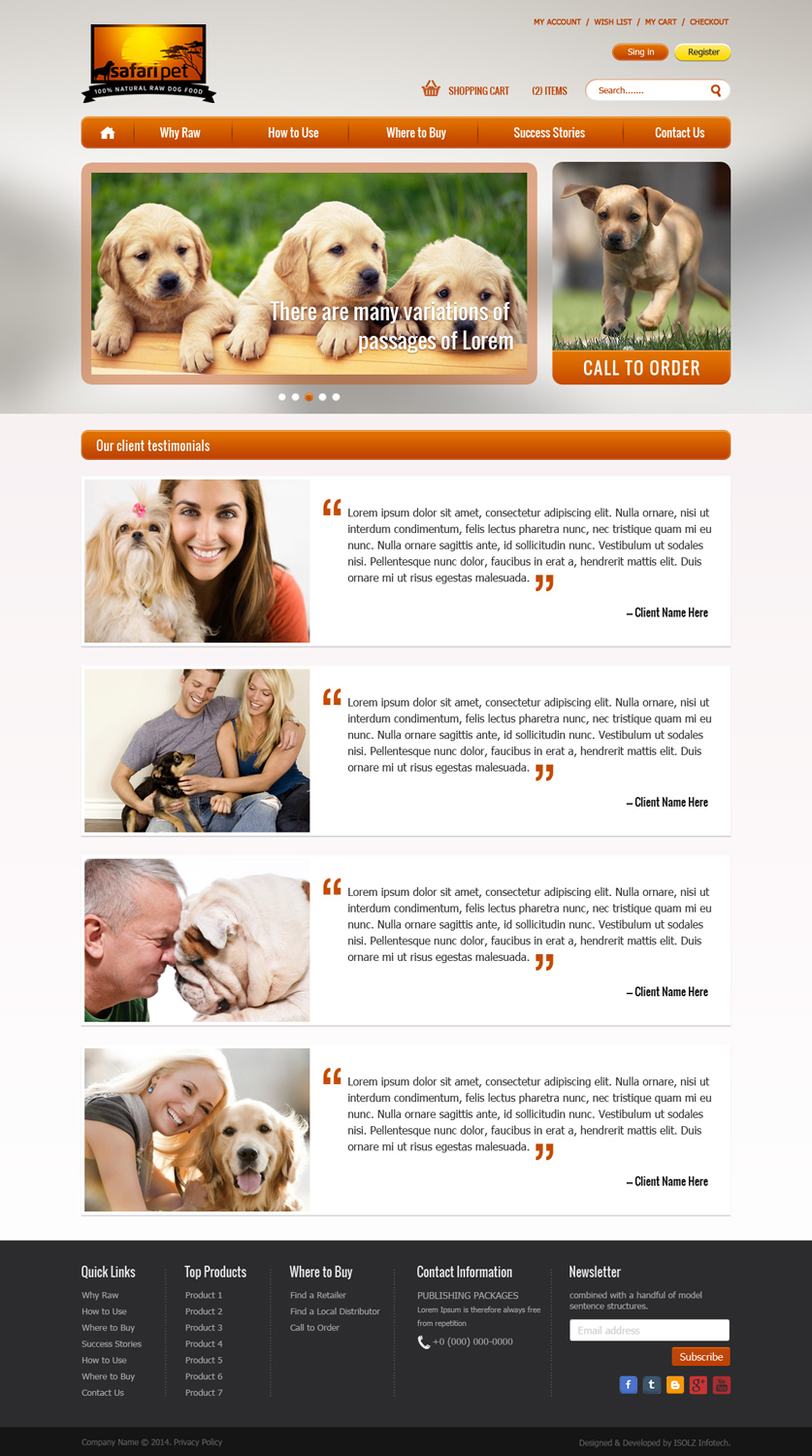 Web Design by ISOLZ INFOTECH for this project | Design #3641355