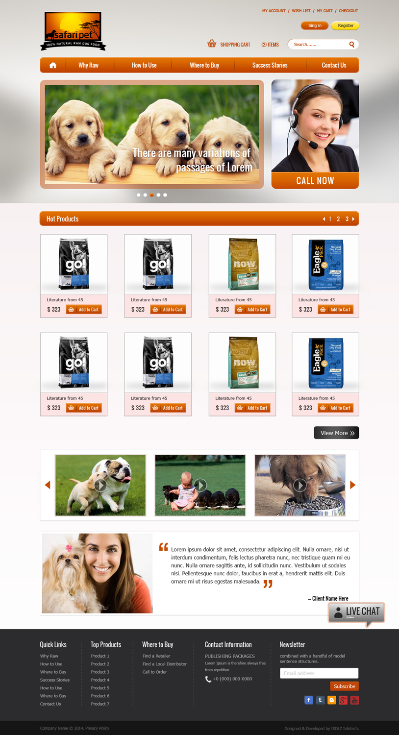 Web Design by ISOLZ INFOTECH for this project | Design #3654546