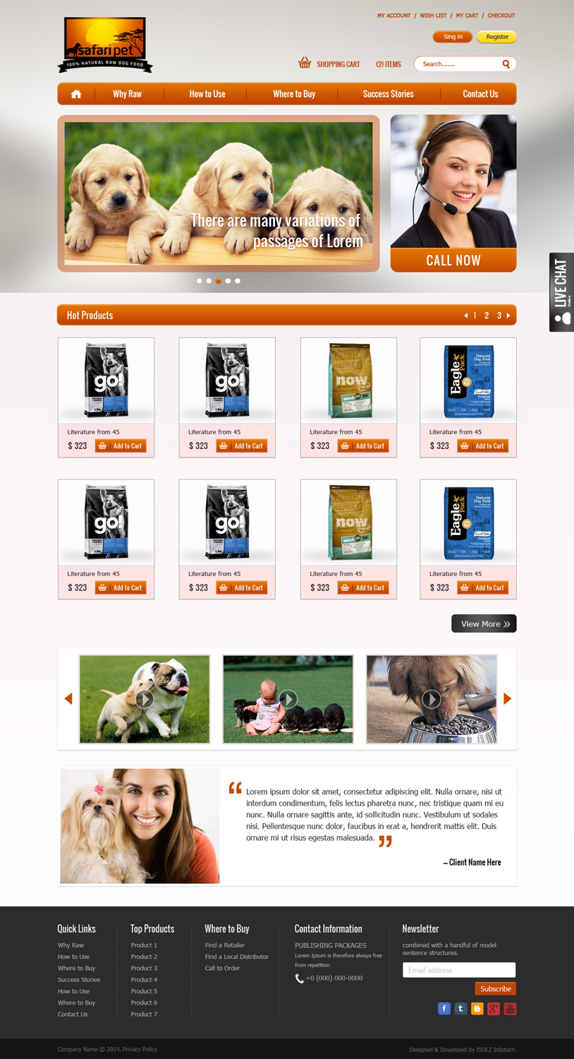 Web Design by ISOLZ INFOTECH for this project | Design #3654548